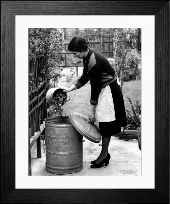 Framed Print : Heres a sly camera shot through a side gate, Mrs Framed Print : Heres a sly camera shot through a side gate, Mrs