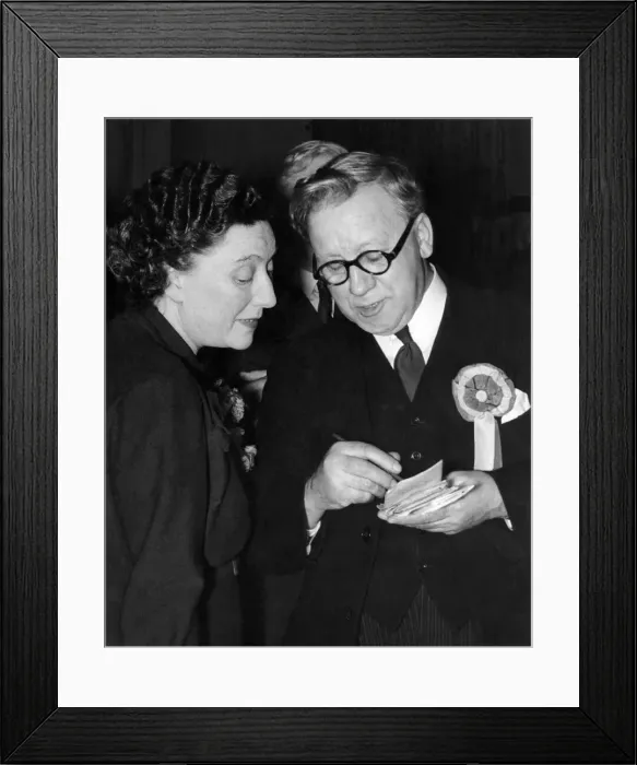 Framed Print : Mr. Herbert Morrison was voted in as Labour candidate for Lewisham
