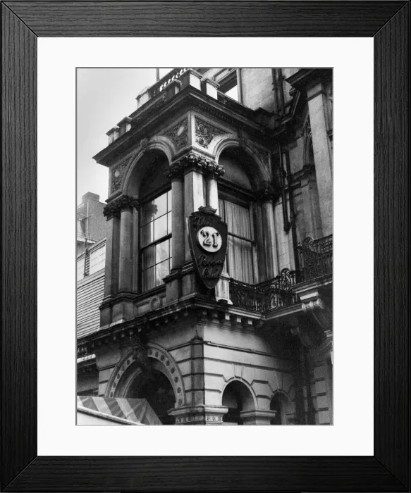 Framed Print : Exterior view of the 21 Room Club, London. Circa March 1965 P018561 Framed Print : Exterior view of the 21 Room Club, London. Circa March 1965 P018561