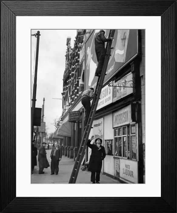 Framed Print : General Election 1950. Labour can afford to defy old superstitions