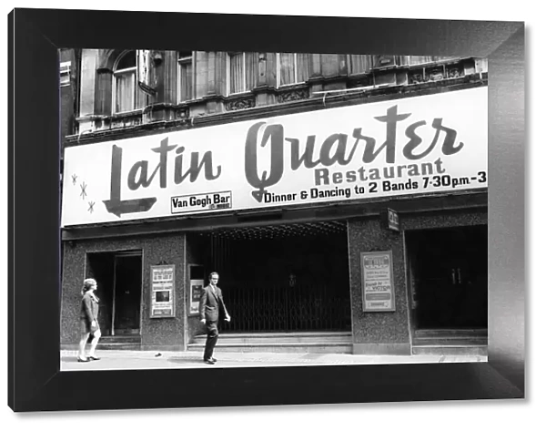 The Latin Quarter Night Club, Wardour Street, off Leicester Square