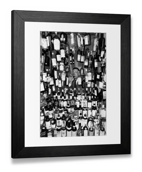Framed Print : Cheers! to the great whisky flood of 1967. Every month in Scotland they