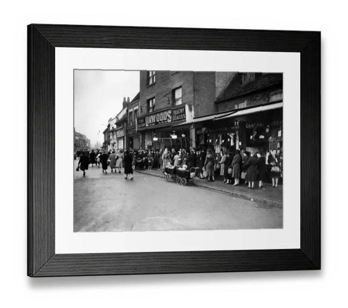 Framed Print : This shop in North London has got the goods and organises the sales end so that two