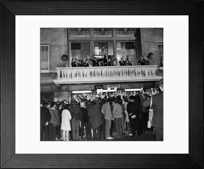 Framed Print : Mr. Kenneth Baker the Conservative candidate and his wife (on his right