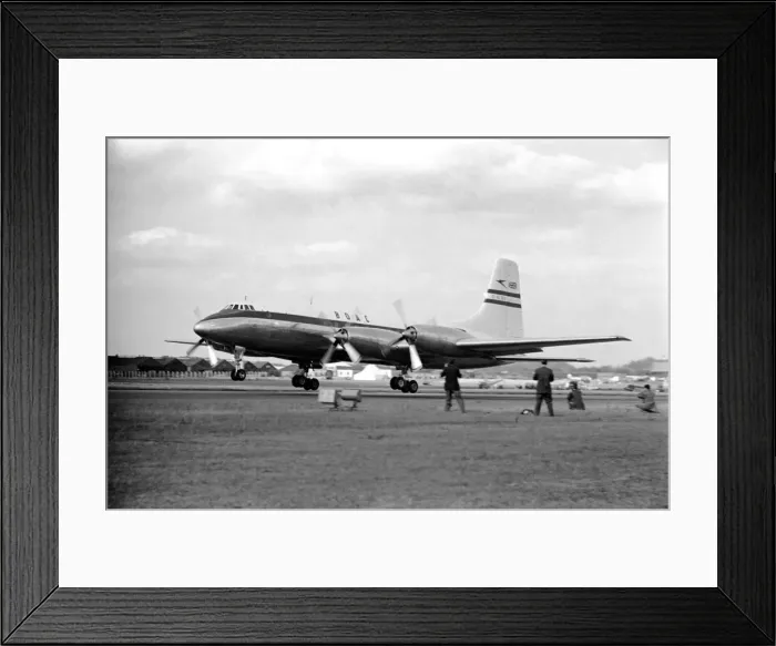 Framed Print : Farnborough Airshow. Bristol Britannia. September 1952 C4316a-010 Framed Print : Farnborough Airshow. Bristol Britannia. September 1952 C4316a-010