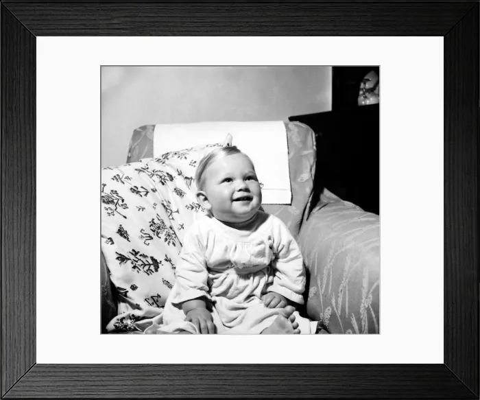 Framed Print : James Henry Luck (10 Months) of Saltfleetby (Lincs). Who escaped injury