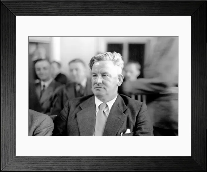Framed Print : TUC Congress 1952 Bryn Roberts General Secretary. of the National Union of Public Framed Print : TUC Congress 1952 Bryn Roberts General Secretary. of the National Union of Public