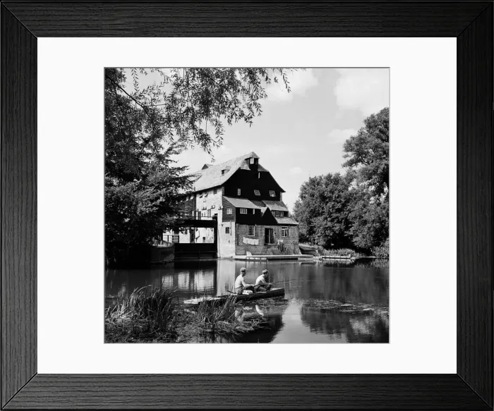 Framed Print : Houghton Mill. August 1952 C4248 Framed Print : Houghton Mill. August 1952 C4248