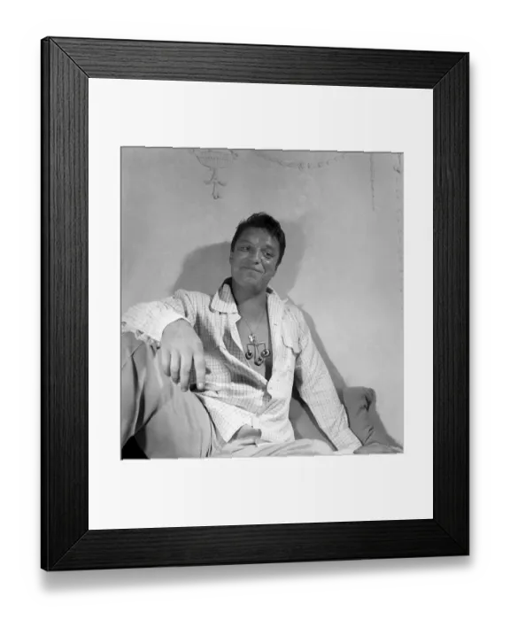 Framed Print : American Singer Guy Mitchell in his hotel room at the Savoy following his arrival in Framed Print : American Singer Guy Mitchell in his hotel room at the Savoy following his arrival in
