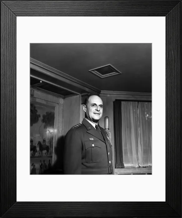 Framed Print : General Matthew Bunker RidgewayThe general who became Chief of Staff after leading U. S