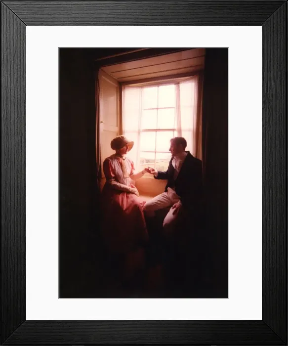 Framed Print : The Lord of Pockeley Manor with his new bride at Beamish Museum Framed Print : The Lord of Pockeley Manor with his new bride at Beamish Museum