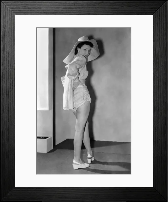 Framed Print : National sewing contest fashion show and prize giving. Entries from all over the country Framed Print : National sewing contest fashion show and prize giving. Entries from all over the country