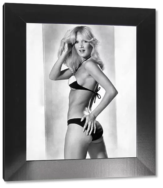 Model wearing a bikini. November 1974 P018052