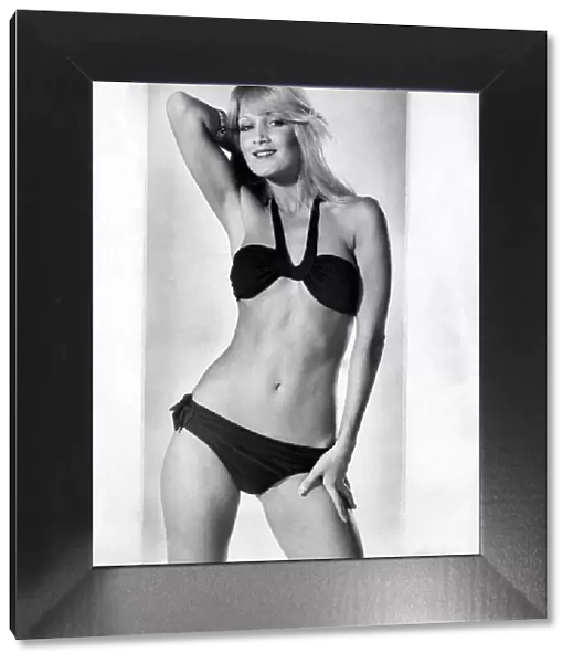 Model wearing a bikini. November 1974 P018050