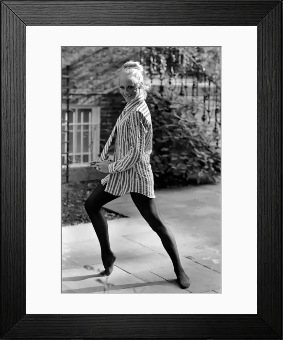 Framed Print : Today at Park House, Rutland Gate, London, Felicity Carston showed a collection of man Framed Print : Today at Park House, Rutland Gate, London, Felicity Carston showed a collection of man