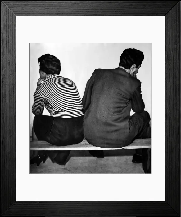 Framed Print : Marriage A couple who seem to have marital problems Framed Print : Marriage A couple who seem to have marital problems