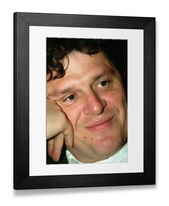 Framed Print : Marco Pierre White Chef and Restauranteur November 1998