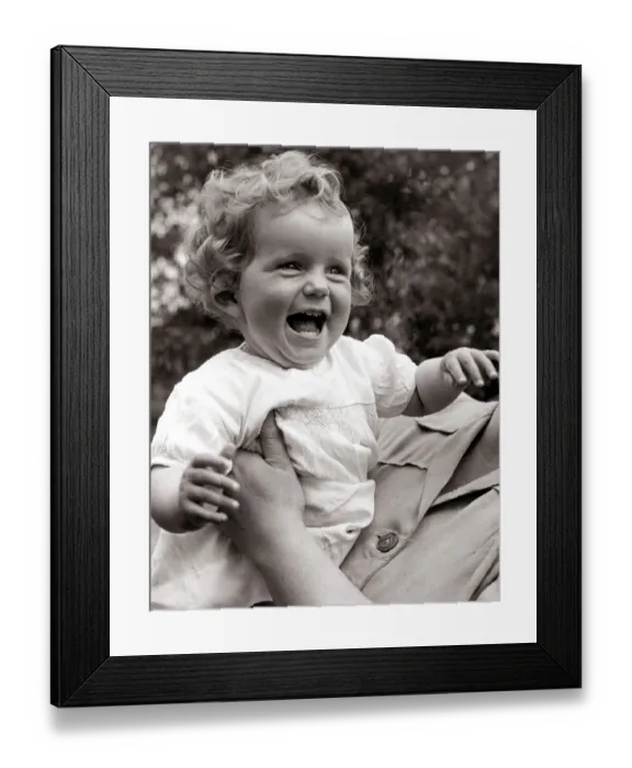 Framed Print : Laughing baby. jpg