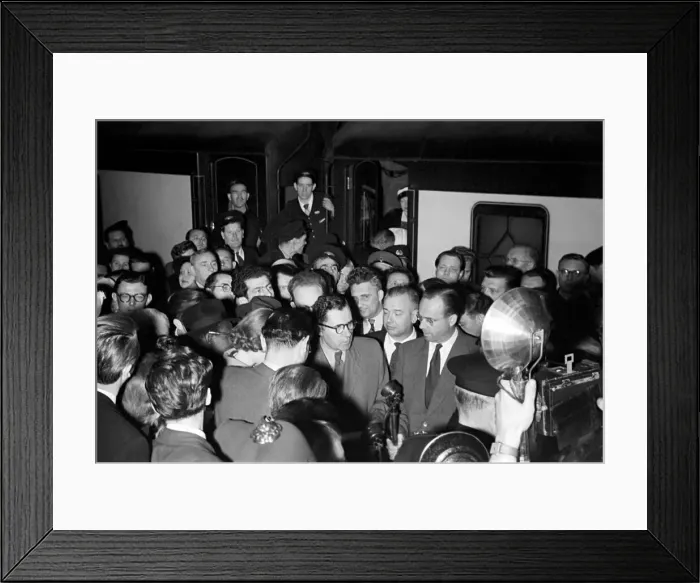Framed Print : Andrei Gromyko Russian ambassador to the Court of St. James seen here arriving in Lodon Framed Print : Andrei Gromyko Russian ambassador to the Court of St. James seen here arriving in Lodon