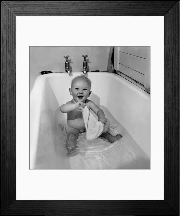 Framed Print : Baby Expressions. Michael Curtis. August 1952 C4016-005 Framed Print : Baby Expressions. Michael Curtis. August 1952 C4016-005