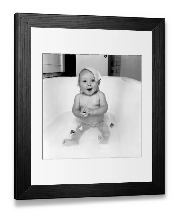 Framed Print : Baby Expressions. Michael Curtis. August 1952 C4016 002