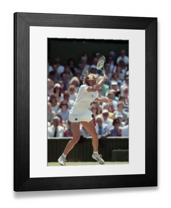 Framed Print : Wimbledon Ladies Final + Royal. Steffi Graf v. Gabriella Sabatini. July 1991 91-4293-078 Framed Print : Wimbledon Ladies Final + Royal. Steffi Graf v. Gabriella Sabatini. July 1991 91-4293-078