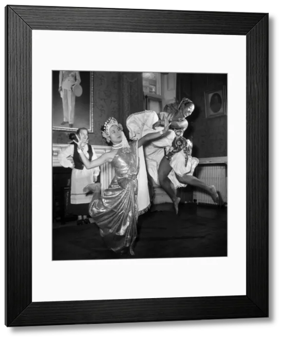 Framed Print : Balinese Dancers performing. September 1952 C4456-001 Framed Print : Balinese Dancers performing. September 1952 C4456-001