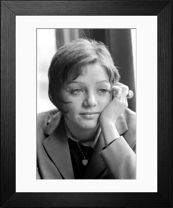 Framed Print : British family feature: Young teenage girl, portrait November 1969 Framed Print : British family feature: Young teenage girl, portrait November 1969