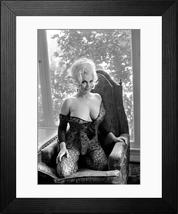 Framed Print : Actress Liz Renay poses for pictures wearing underwear. November 1969 Z11089-016 Framed Print : Actress Liz Renay poses for pictures wearing underwear. November 1969 Z11089-016