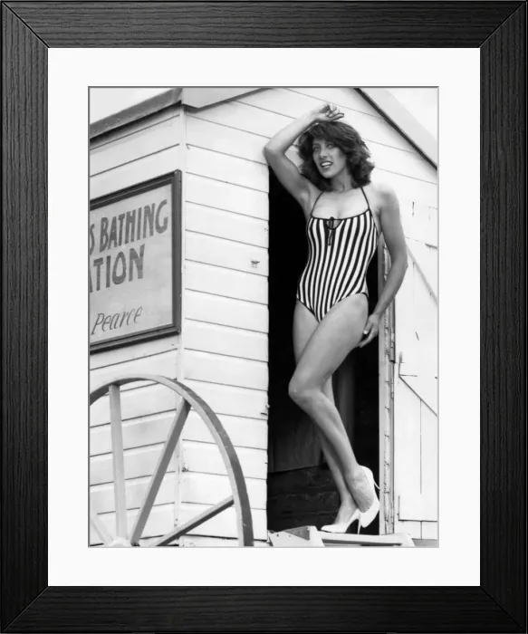 Framed Print : Clothing Beachwear: 1980s Alas, in nineteen eighty four the naked tummy is no more Framed Print : Clothing Beachwear: 1980s Alas, in nineteen eighty four the naked tummy is no more