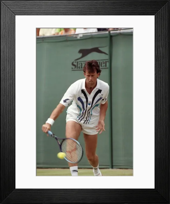 Framed Print : Wimbledon. Jeremy Bates. June 1989 89-3819-011 Framed Print : Wimbledon. Jeremy Bates. June 1989 89-3819-011