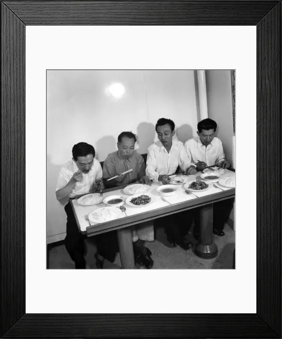 Framed Print : A Chinese member of the crew of the cargo vessel Stanley Angwin Framed Print : A Chinese member of the crew of the cargo vessel Stanley Angwin