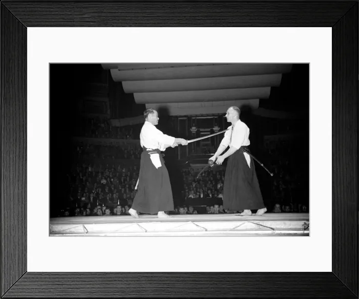 Framed Print : Judo and Kendo Club - Albert Hall. May 1952 C2279 Framed Print : Judo and Kendo Club - Albert Hall. May 1952 C2279