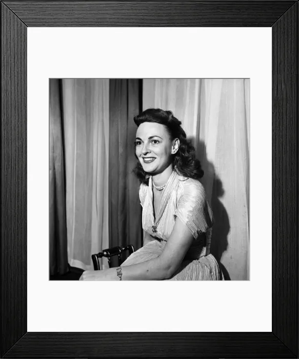 Framed Print : Kathleen Winsor - Authoress. September 1952 C2740 Framed Print : Kathleen Winsor - Authoress. September 1952 C2740