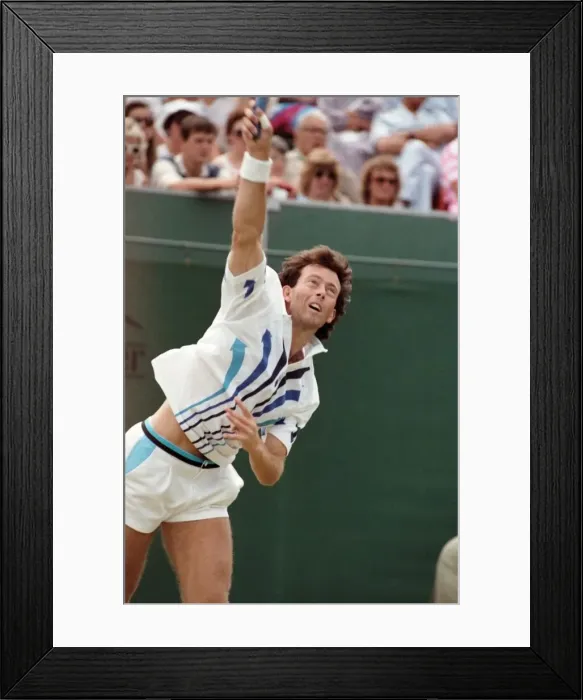 Framed Print : Wimbledon. Jeremy Bates. June 1989 89-3819-006 Framed Print : Wimbledon. Jeremy Bates. June 1989 89-3819-006