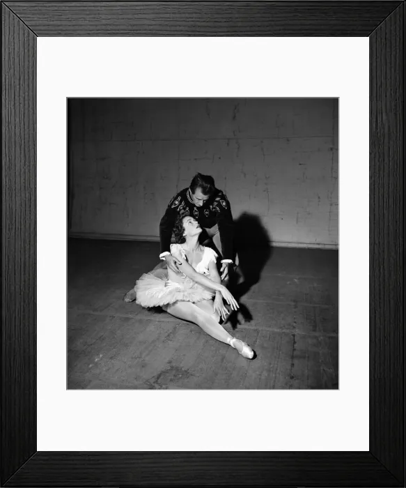Framed Print : American stage and film actress Gene Tierney and ballet dancer Anton Dolin star in Framed Print : American stage and film actress Gene Tierney and ballet dancer Anton Dolin star in