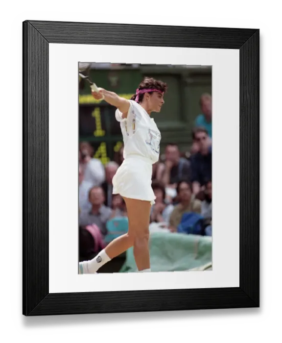 Framed Print : Wimbledon Tennis. Jennifer Capriati In Action. July 1991 91-4217-053 Framed Print : Wimbledon Tennis. Jennifer Capriati In Action. July 1991 91-4217-053