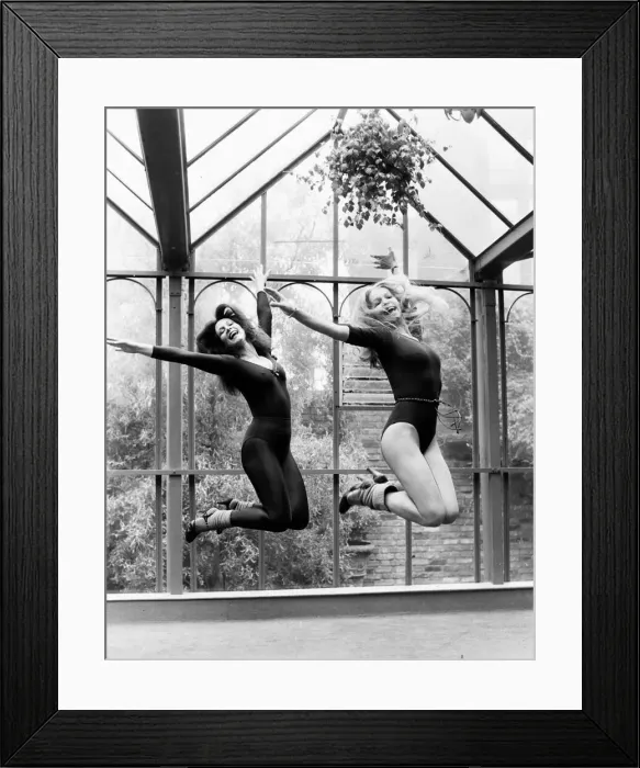 Framed Print : Bab Lord and Dee Dee Wilde of the Pans People dance Troupe Framed Print : Bab Lord and Dee Dee Wilde of the Pans People dance Troupe