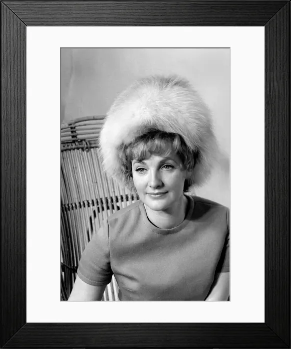 Framed Print : Entertainment Television: Barbara Murray of the power games Lady Wilder