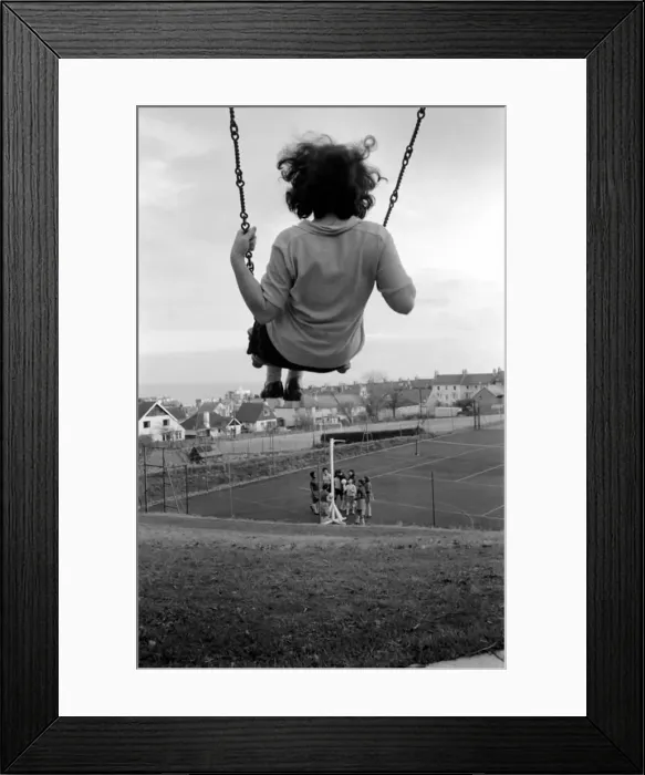 Framed Print : Outdoor recreation comes high on the daily rota. November 1969 Z11592-009