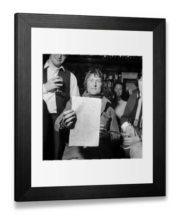 Framed Print : The Bermondsey dockers frequenting their felmongers arms got upset about this anti-prince Framed Print : The Bermondsey dockers frequenting their felmongers arms got upset about this anti-prince