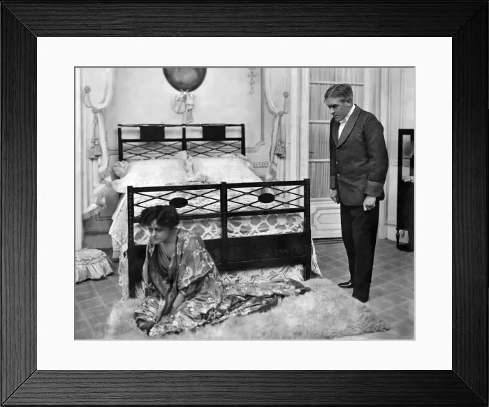 Framed Print : Geo Alexander and Irene Vanburgh in The Thief Framed Print : Geo Alexander and Irene Vanburgh in The Thief