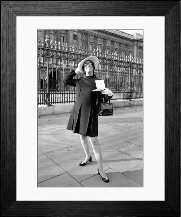 Framed Print : Daily Mirror Columnist Marjorie medProopsal was Awarded the one at an Investiture Framed Print : Daily Mirror Columnist Marjorie medProopsal was Awarded the one at an Investiture