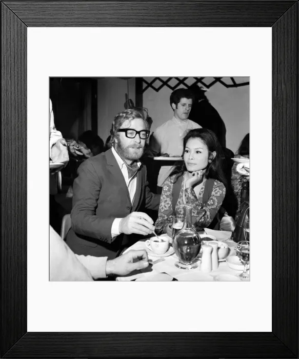 Framed Print : Photographer david Bailey today held a party in a Kings Road chelsea club to launch his