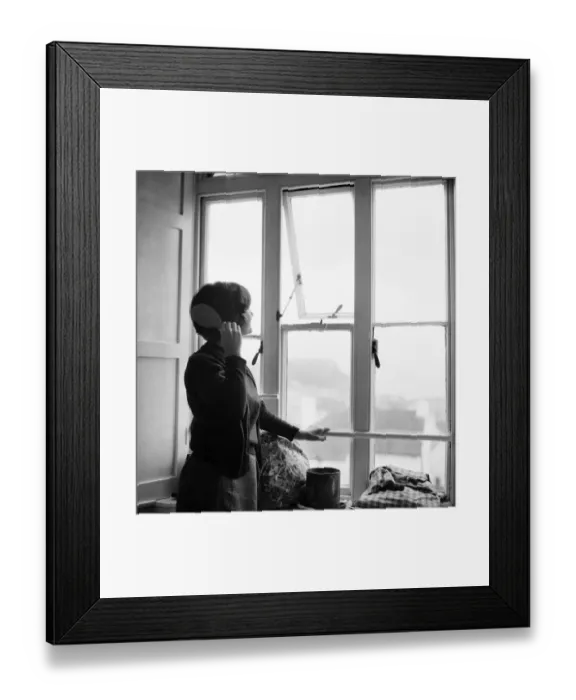 Framed Print : No bars at the windows and a country home atmosphere. November 1969 Z11592-001 Framed Print : No bars at the windows and a country home atmosphere. November 1969 Z11592-001