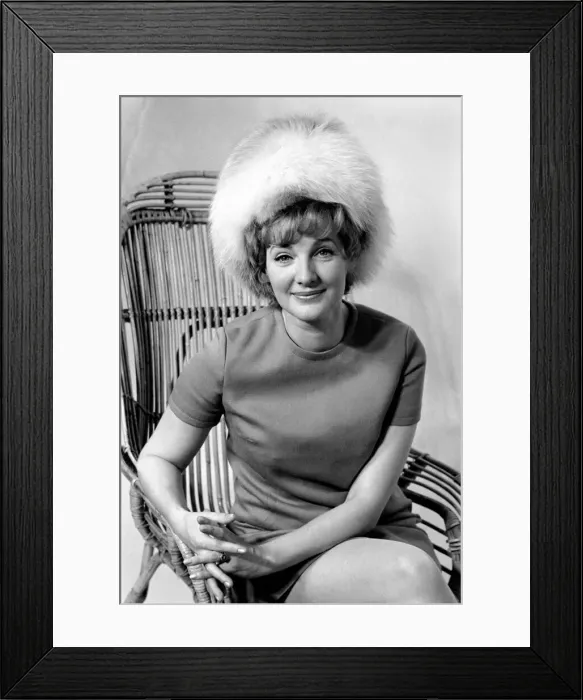 Framed Print : Entertainment Television: Barbara Murray of the power games Lady Wilder