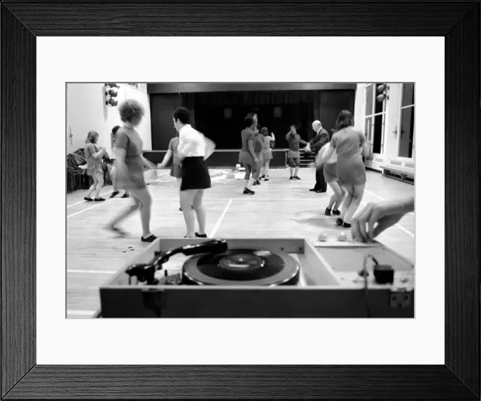 Framed Print : Top of the Pops is the girls favourite television programme