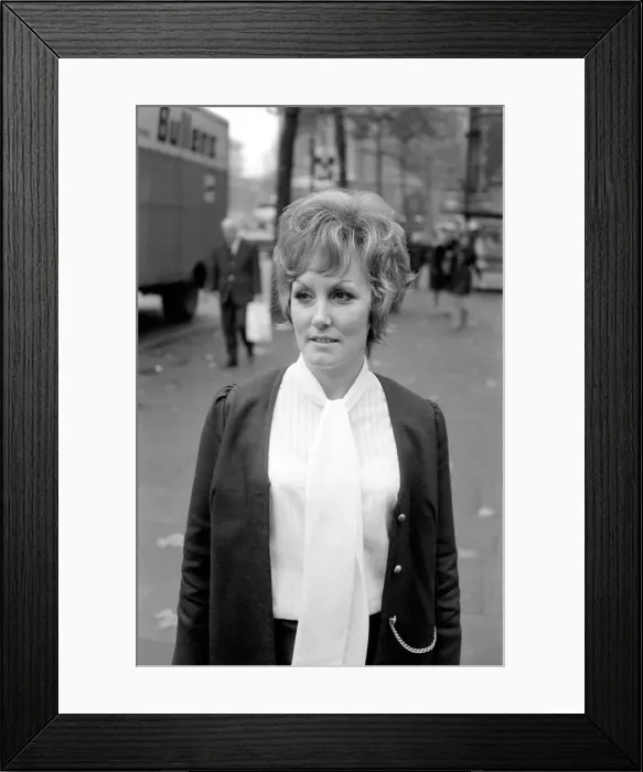 Framed Print : Mrs. Margaret Vincent otherwise Craddock, wife of Gene Vincent who has summonsed her Framed Print : Mrs. Margaret Vincent otherwise Craddock, wife of Gene Vincent who has summonsed her