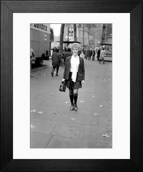 Framed Print : Mrs. Margaret Vincent otherwise Craddock, wife of Gene Vincent who has summonsed her Framed Print : Mrs. Margaret Vincent otherwise Craddock, wife of Gene Vincent who has summonsed her