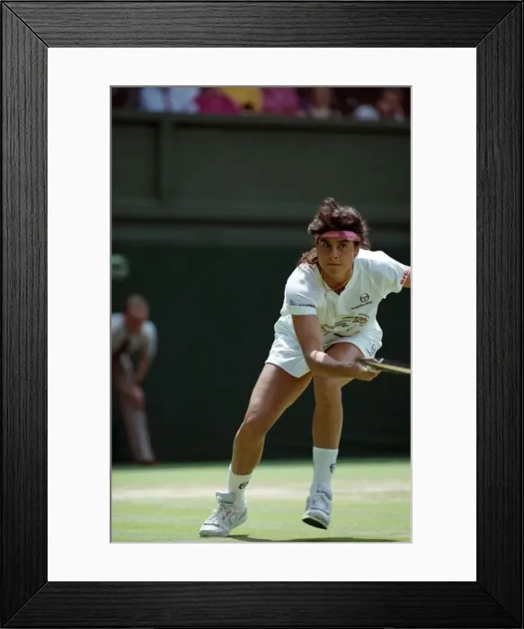 Framed Print : Wimbledon Tennis. Jennifer Capriati In Action. July 1991 91-4217-028 Framed Print : Wimbledon Tennis. Jennifer Capriati In Action. July 1991 91-4217-028